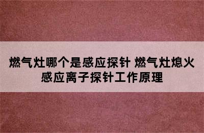 燃气灶哪个是感应探针 燃气灶熄火感应离子探针工作原理